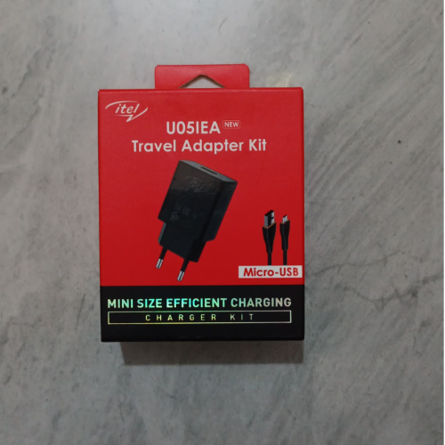 U050IEA NEW ITEL 1.0A MICRO CHARGER TRAVEL ADAPTER KIT