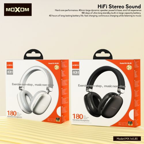 MX-WL85 MOXOM  MUSIC NON-STOP WIRELESS HEADPHONE