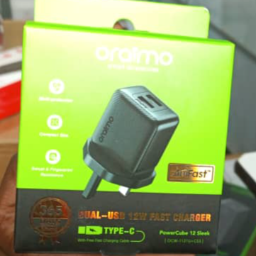 OCW-1121U+C53 ORAIMO POWERCUBE 12 SLEEK 12W FAST CHARGER
