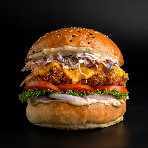 Chicken Coleslaw Burger