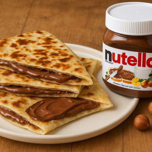 Nutella With Hazelnut Pancake
