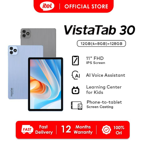 VISTA TAB 30 (128+4) ITEL P10003L 8MP SMARTABLET