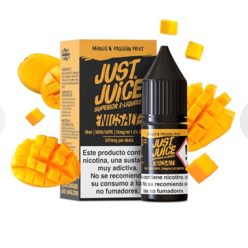 Mango & Passion Fruit 10ml - Just Juice Nic Salt