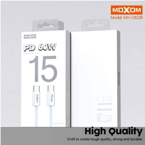 MX-CB238 MOXOM PD 60W ORIGINAL FAST DATA CABLE 15