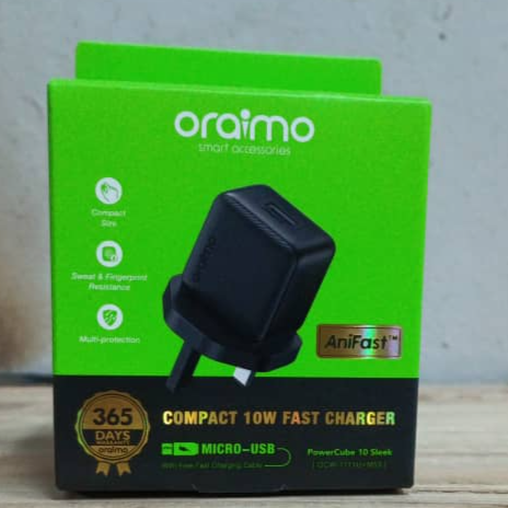 OCW-1111U+M53 ORAIMO POWERCUBE 10 SLEEK 10W FAST CHARGER