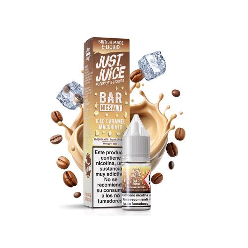 Iced Caramel Macchiato 10ml - Just Juice Bar Salts