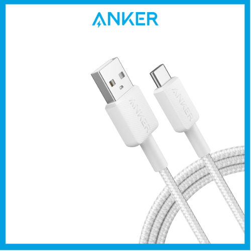 A81H6 ANKER 322 USB-A TO USB-C CABLE (6FT BRAIDED) CABLE
