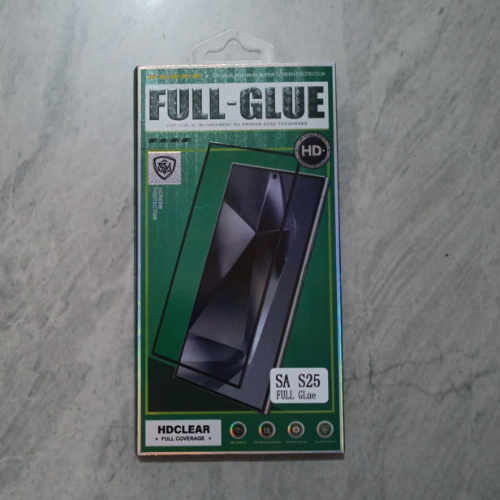 S25 SAMSUNG CURVED FULL GLUE TEMPERED GLASS