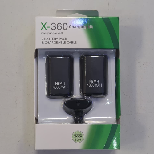 BN-X3610 X-360 4800mAH 2 BATTERY PACK & CHARGEABLE CABLE