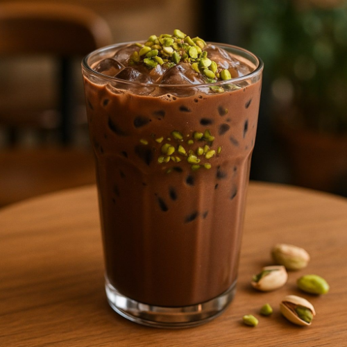 Iced Chocolate With Pistachio