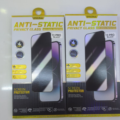 IPHONE 14 ESD+ PRIVACY ANTI-STATIC TEMPERED GLASS