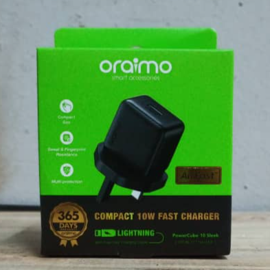 OCW-1111U+L53 ORAIMO POWERCUBE 10 SLEEK 10W FAST CHARGER