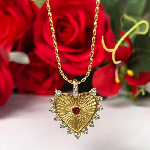 Heart anastacia necklace