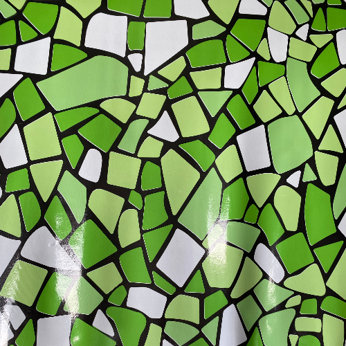 FLOORMAT YELLOW GREEN THIN MTR