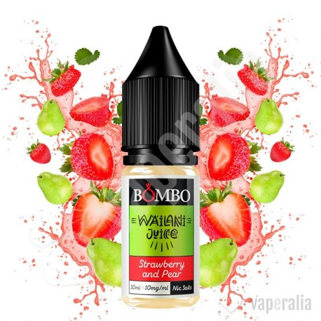 Strawberry and Pear 10ml - Nic Salts Bombo Wailani Juice