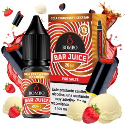 Cola Strawberry Ice Cream 10ml - Bombo Bar Juice