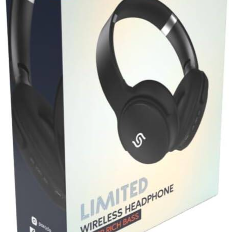PD-STWLEP018-BK  PORODO SOUNDTEC LIMITED WIRELESS HEADPHONE