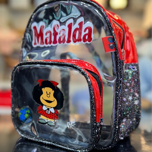 Maleta Transparente Mafalda