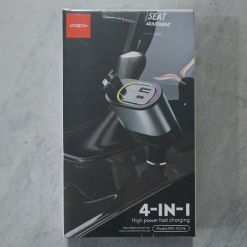 MX-VC46 MOXOM 3A 4 IN 1 SHADOW CAR CHARGER