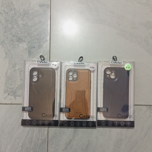 IPHONE 14 QUAKEPROOF IPEFET LEATHER CASE