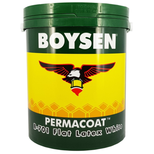 BOYSEN FLAT LATEX WHITE GAL