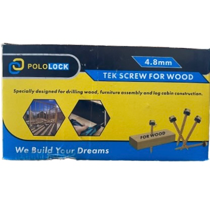 WOOD TEKSCREW 2 1/2 BOX POLO LOCK