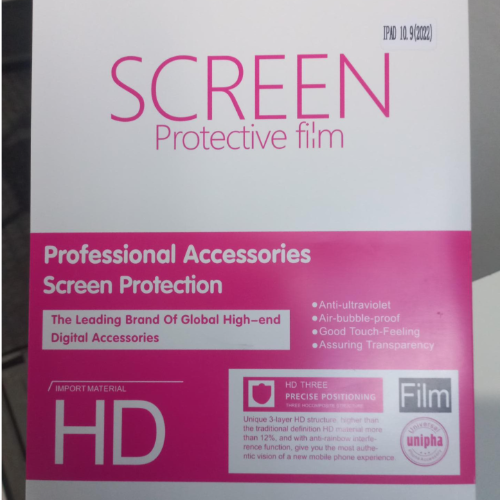 IPAD 10.9 (2022) NORMAL TEMPERED GLASS