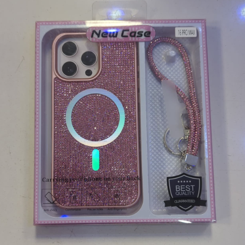 IPHONE 13 PRO MAX MAGSAFE DIAMOND GLITTER CASE WITH HOLDER