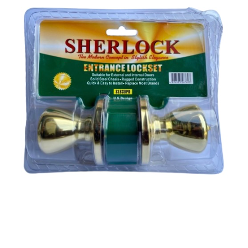 SHERLOCK DOORKNOB 830 PB