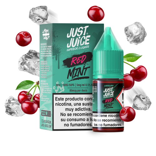 Red 10ml - Just Juice Mint Range Salts
