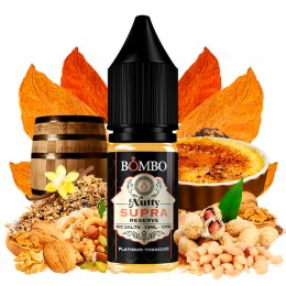 Nutty Supra Reserve 10ml - Platinum Tobaccos Nic Salts by Bombo