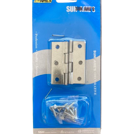 STAINLESS HINGES BLISTER #1 1/2