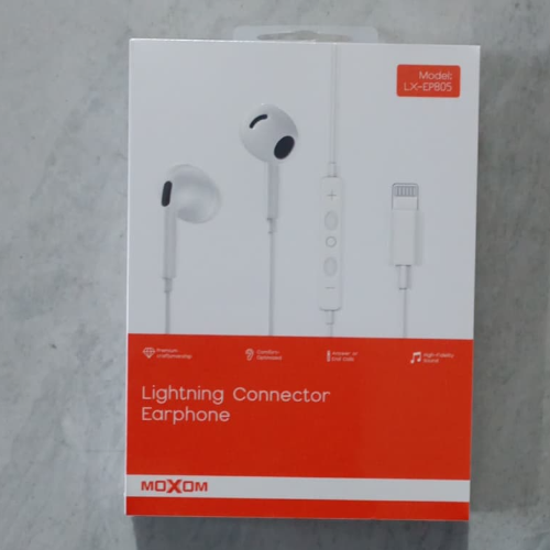 LX-EP805 MOXOM LIGHTNING CONNECTOR EARPHONE