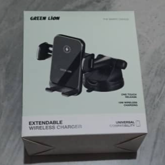 GNEXTCHRDRBK GREEN LION EXTENDABLE WIRELESS CHARGER