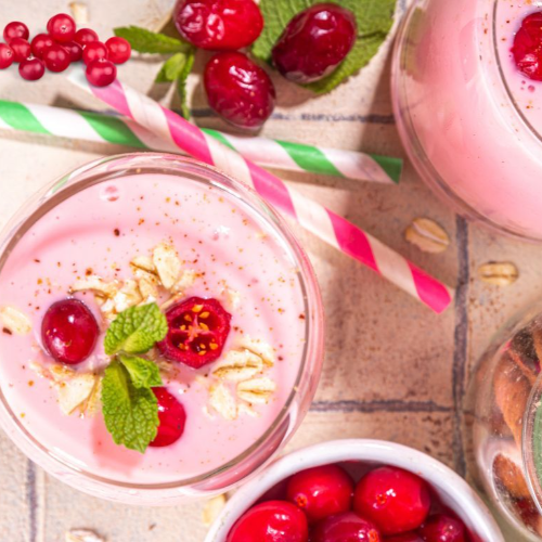 Cranberry Milkshake