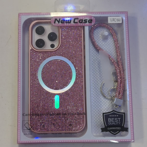 S25 ULTRA SAM MAGSAFE DIAMOND GLITTER CASE WITH HOLDER