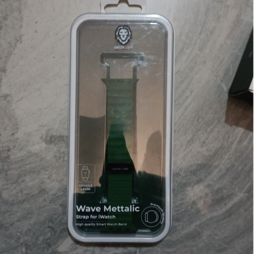 GNWAVEWBGN GREENLION 42|44|45|49MM WAVE METALIC STRAP FOR iWATCH