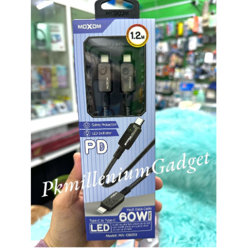 MX-CB253 MOXOM 60W TYPE-C TO TYPE-C MECH DATA CABLE