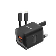 PD-FWCH022-C-BK PORODO PD+QC 20W TYPE-C TO TYPE-C CHARGER