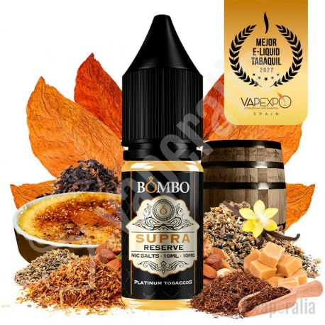 Supra Reserve 10ml - Platinum Tobaccos Nic Salts Bombo