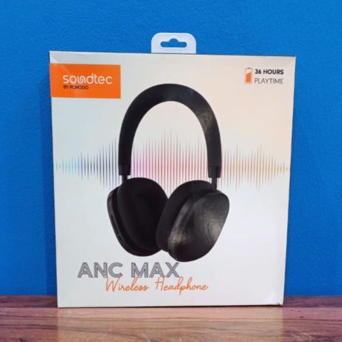 PD-STWLEP023-BK PORODO SOUNDTEC ANC MAX WIRELESS HEADPHONE