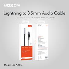 LX-AX813 MOXOM LIGHTNING TO 3.5MM AUDIO CABLE
