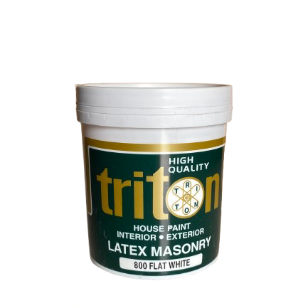 TRITON FLAT LATEX WHITE 1L