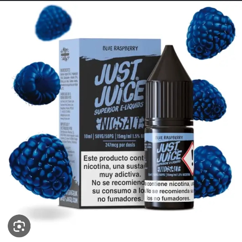 Blue Raspberry 10ml - Just Juice Nic Salt