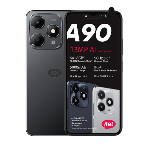 A90 (128+4) ITEL A6610L 13MP SMARTPHONE‎
