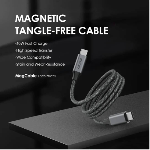 MAGCABLE | OCD-710CC | ORAIMO 60W MAGNETIC TANGLE-FREE CABLE