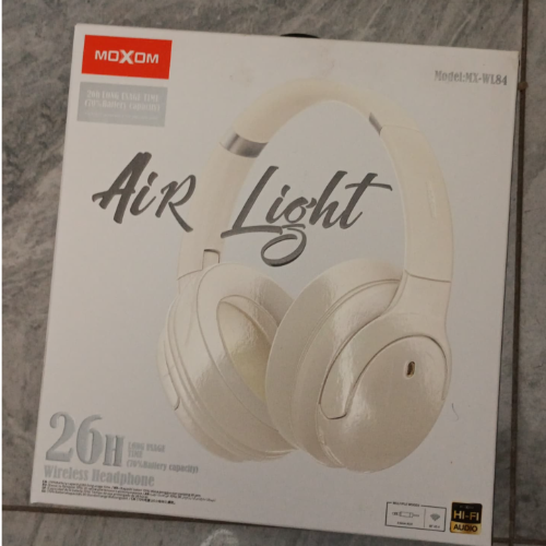 MX-WL84 MOXOM 26H LONG USAGE TIME AIR LIGHT WIRELESS HEADPHONE