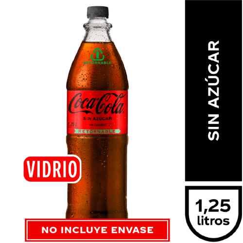 Coca Cola Zero Ret 1 1/4 L