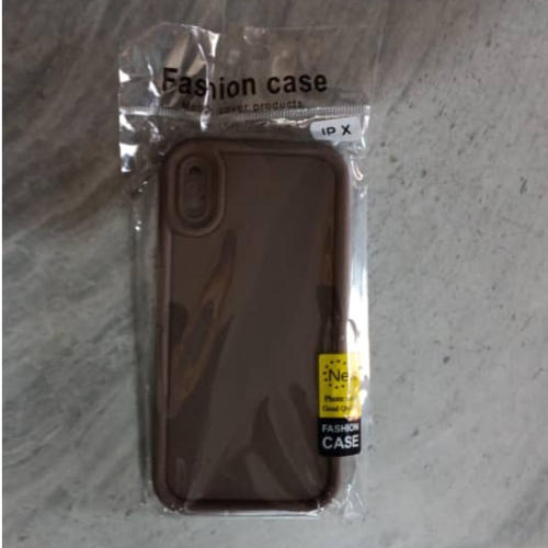 IPHONE X "D" RUBBER FASHION CASE