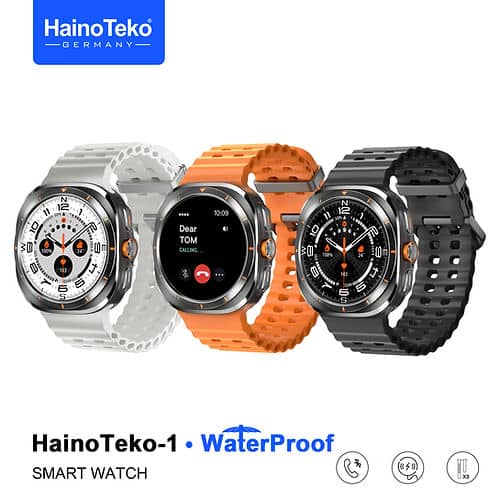 HAINO TEKO-1 WATERPROOF WATCH ULTRA 3 PAIRS STRAP WATCH